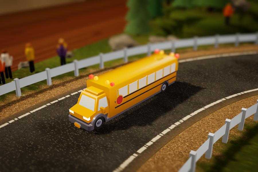 Rush Hour, the school bus