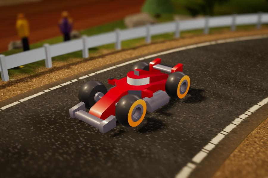 Fasty McFastface, the formula racing car