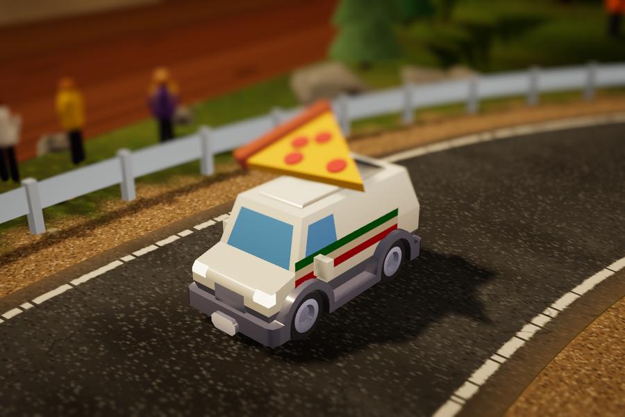 Pizza Rocket, the pizza van