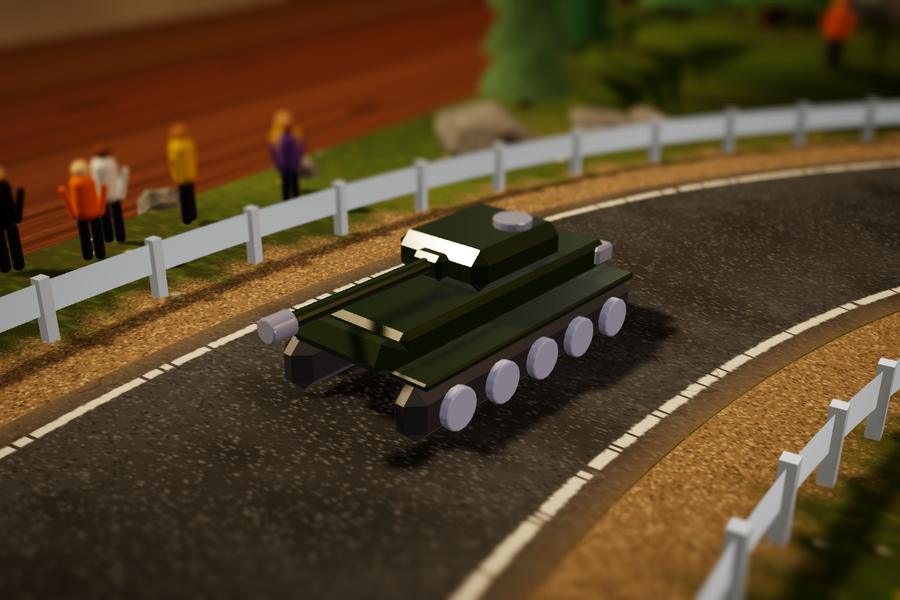 Thunder, the army tank